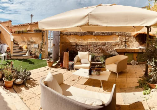 Vista giardino Camera del Mirto