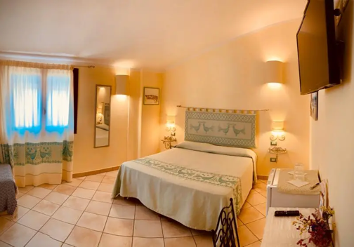 Camera della Pernice vista letto